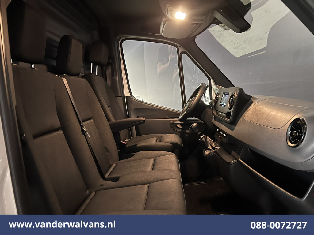 Mercedes-Benz Sprinter 314 CDI 143pk L2H1 Euro6 Airco | Camera | Navigatie | Apple Carplay | Android Auto | Cruisecontrol Chauffeursstoel, Bijrijdersbank 9