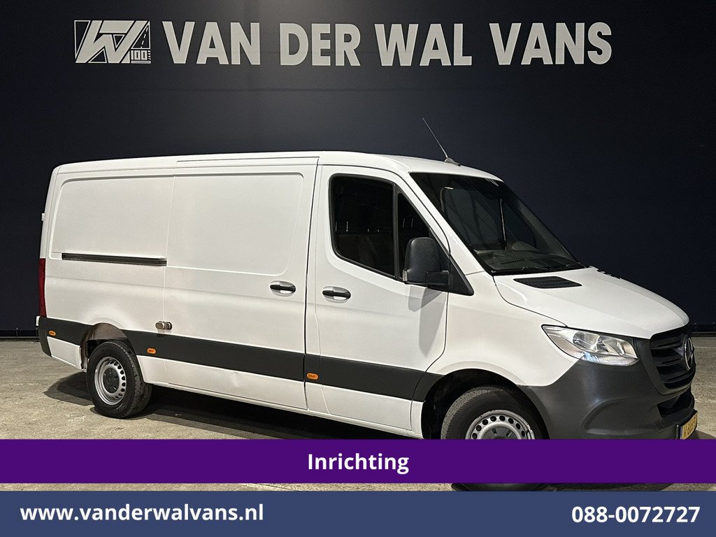 Mercedes-Benz Sprinter 314 CDI 143pk L2H1 inrichting Euro6 Airco | Camera | Navigatie | Trekhaak 2800kg Cruisecontrol, Bijrijdersbank, leder