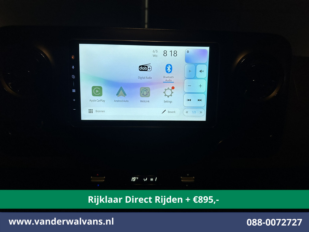 Mercedes-Benz Sprinter 314 CDI 143pk L2H2 Euro6 *Rijklaar Direct Rijden* Airco | Camera | Apple Carplay | Android Auto | Trekhaak Bijrijdersbank 14