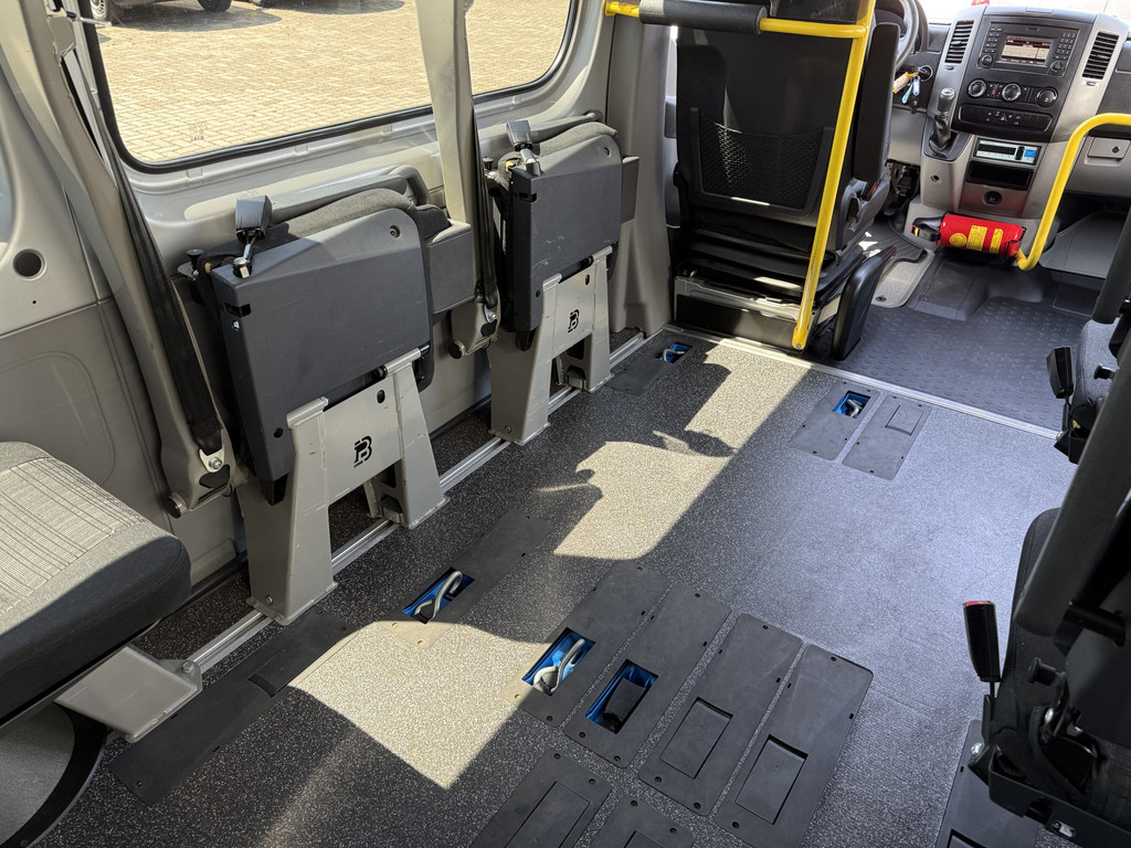 Mercedes-Benz Sprinter 314 CDI AUTOMAAT EURO 6 / FLEXI-TRANS ROLSTOELBUS + LIFT / L2H2 / 9 PERSOONS / CAMERA / AIRCO / PRIJS INCL BTW EN BPM 12