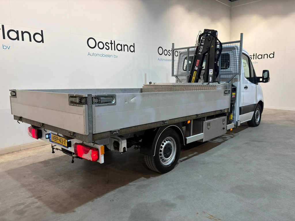 Mercedes-Benz Sprinter 314 CDI RWD L3 Open Laadbak / Hiab T-CLX 038-3 Kraan PTO / Euro 6 / Airco / Cruise Control / 37.700 KM !! 17