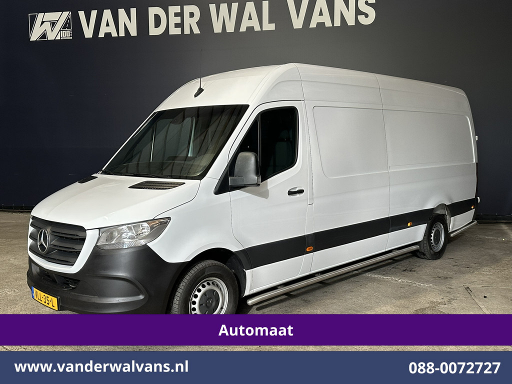 Mercedes-Benz Sprinter 315 CDI 150pk 9G-Tronic Automaat L3H2 Euro6 Airco | Camera | Apple Carplay | Cruisecontrol Android Auto, Chauffeursstoel, Sidebars, Bijrijdersbank 11