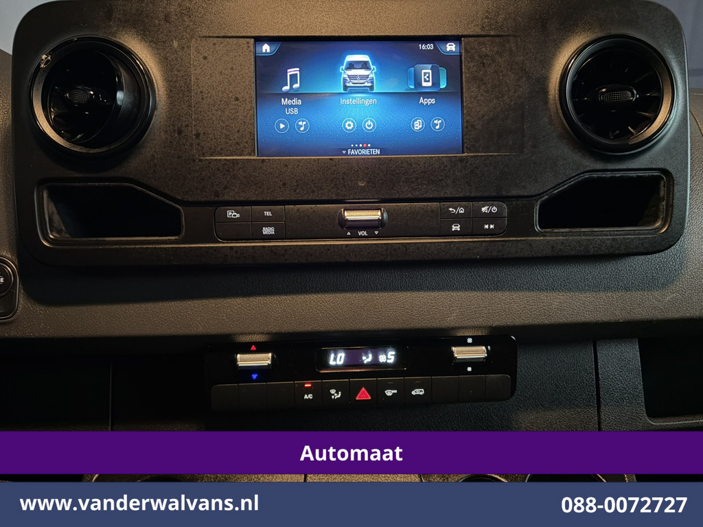 Mercedes-Benz Sprinter 315 CDI 150pk 9G-Tronic Automaat L3H2 Euro6 Airco | Camera | Apple Carplay | Cruisecontrol Android Auto, Chauffeursstoel, Sidebars, Bijrijdersbank 18