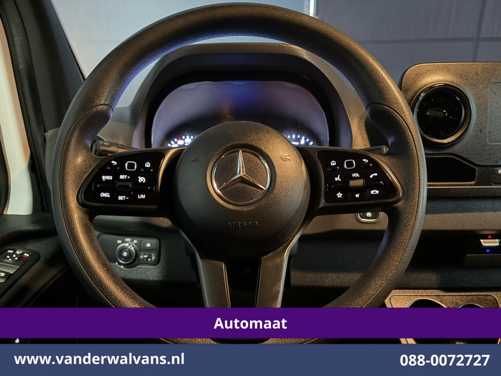 Mercedes-Benz Sprinter 315 CDI 150pk 9G-Tronic Automaat L3H2 Euro6 Airco | Camera | Apple Carplay | Cruisecontrol Android Auto, Chauffeursstoel, Sidebars, Bijrijdersbank 6