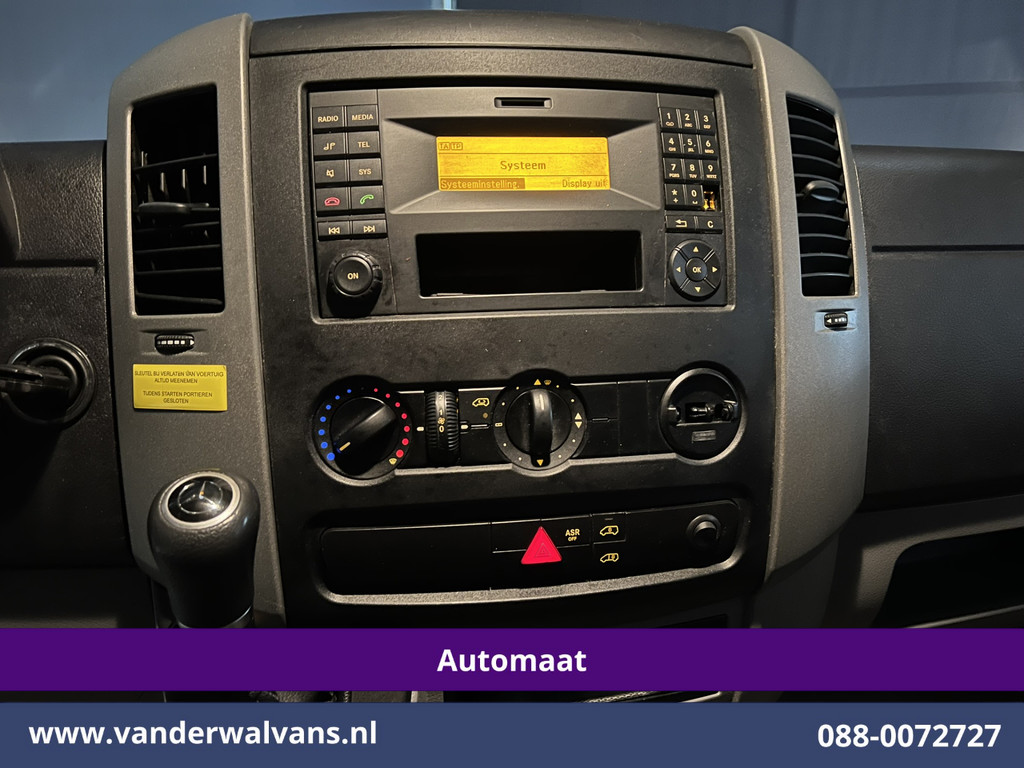 Mercedes-Benz Sprinter 316 1.8 NGT 157pk L3H2 Post NL inrichting Automaat Camera | Sidebars 270 graden achterdeuren, Schappen, Doorloopdeur 12