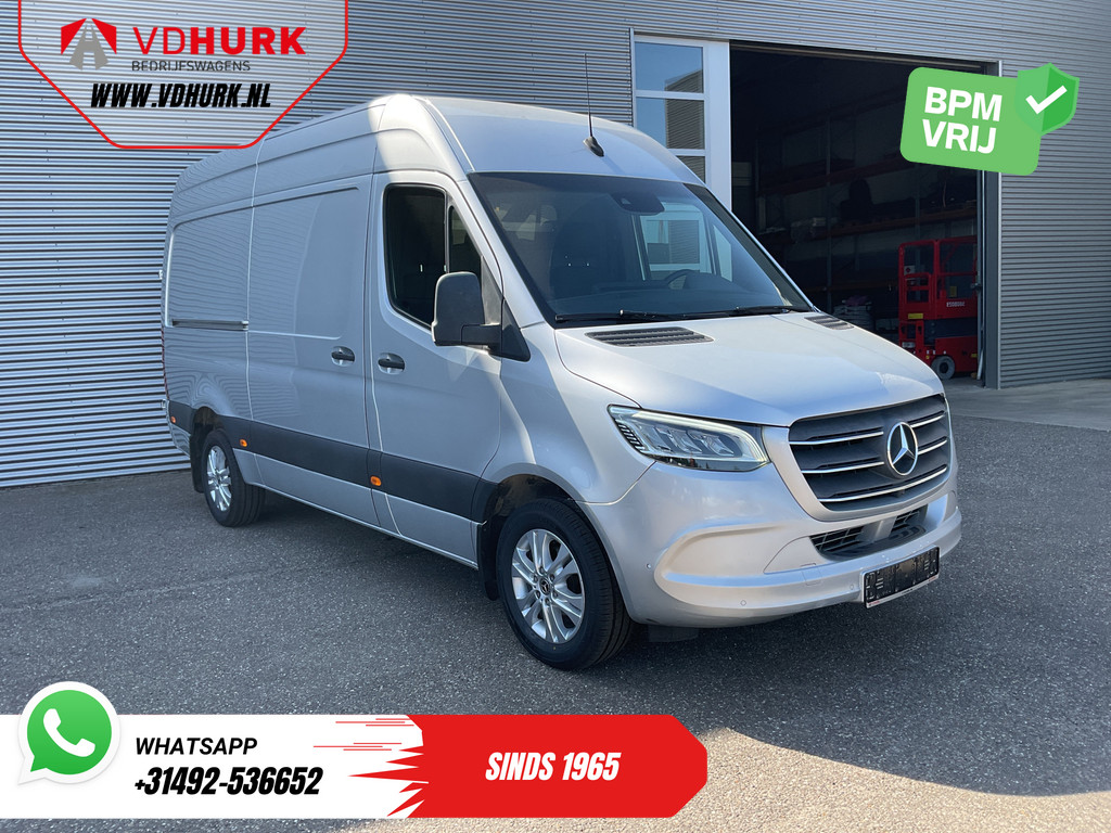 Mercedes-Benz Sprinter 316 2.2 CDI Aut. L2H2 LED/ Standkachel/ 10,25?MBUX/ Gev.Stoel/ Stoelverw./ 360 Camera/ Climate/ 270Gr.Deuren/ Navi/ Cruise/ 17?LMV/ PDC/ Trekhaak