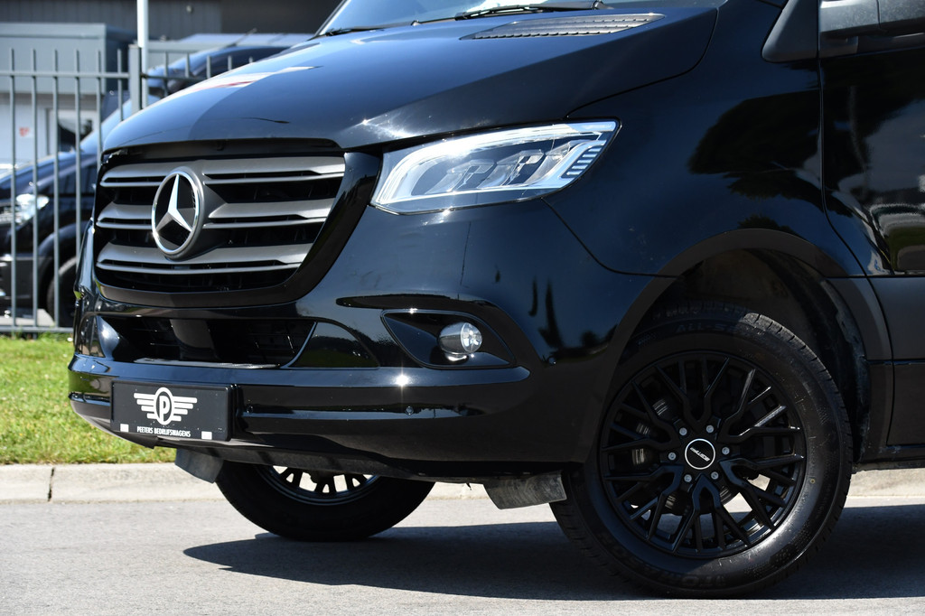 Mercedes-Benz Sprinter 316 2.2 CDI L2H2 DC Black Edition Camera, Cruise, Carplay, LED, Leder, NAVI, 164pk, Automaat, Sensoren, Trekhaak, Uniek! 7