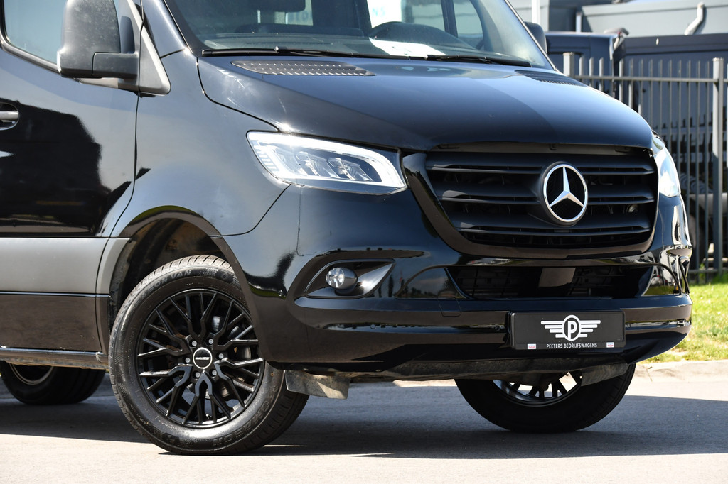 Mercedes-Benz Sprinter 316 2.2 CDI L2H2 DC Black Edition Camera, Cruise, Carplay, LED, Leder, NAVI, 164pk, Automaat, Sensoren, Trekhaak, Uniek! 8