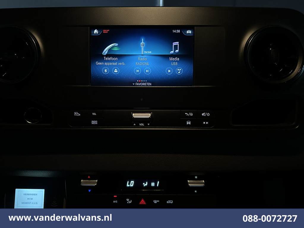 Mercedes-Benz Sprinter 316 CDI 164pk 3500kg Trekhaak L2H1 inrichting Euro6 Airco | Camera | Apple Carplay | Android Auto Cruiscontrol, Parkeersensoren 14