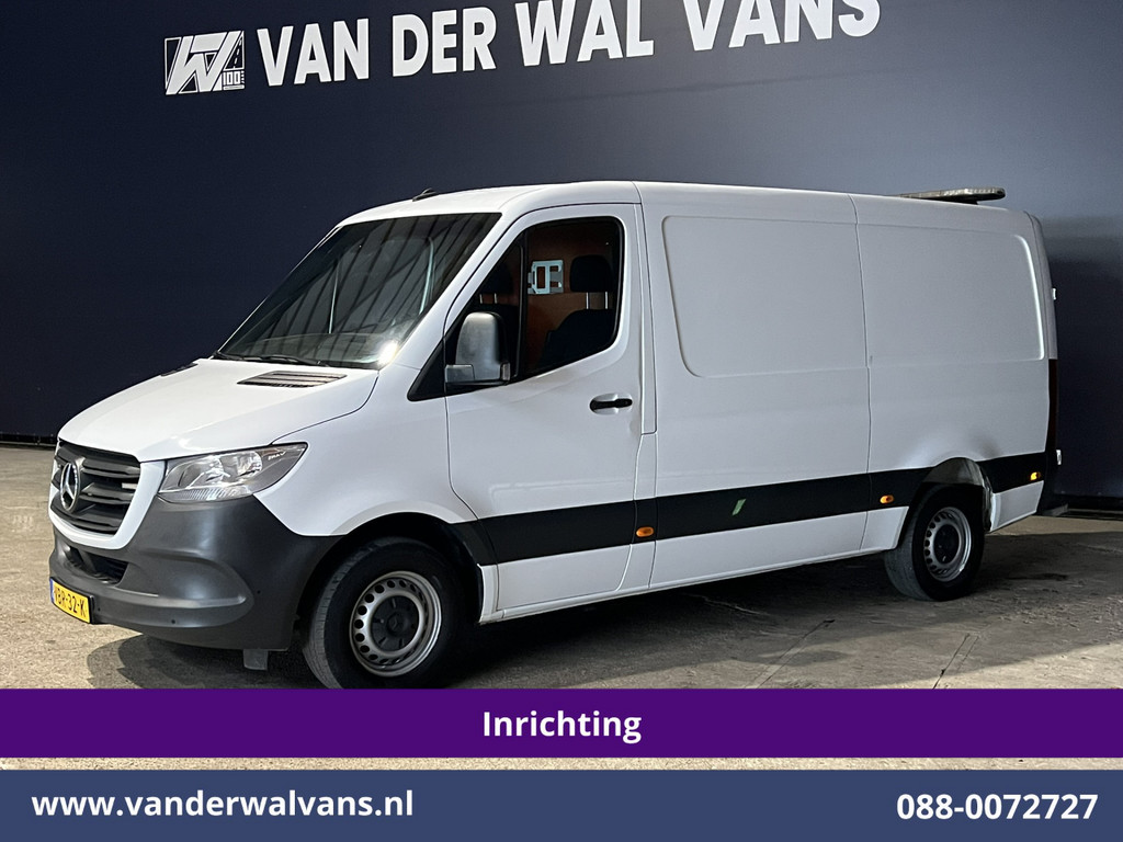 Mercedes-Benz Sprinter 316 CDI 164pk 3500kg Trekhaak L2H1 inrichting Euro6 Airco | Omvormer Camera, Apple Carplay, Android Auto, Cruisecontrol, Parkeersensoren 11