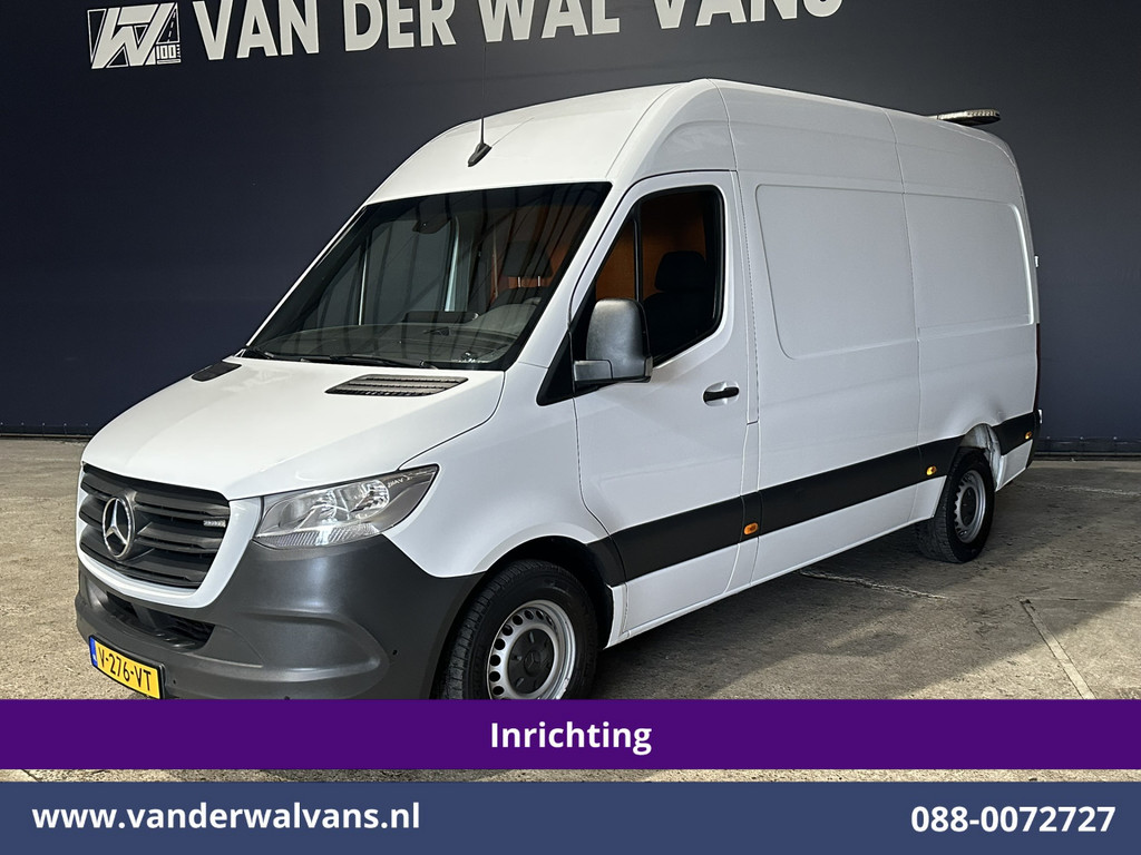 Mercedes-Benz Sprinter 316 CDI 164pk 3500kg Trekhaak L2H2 Inrichting Euro6 Airco | Omvormer | Camera | Apple Carplay | Cruisecontrol Android Auto, Parkeersensoren 10