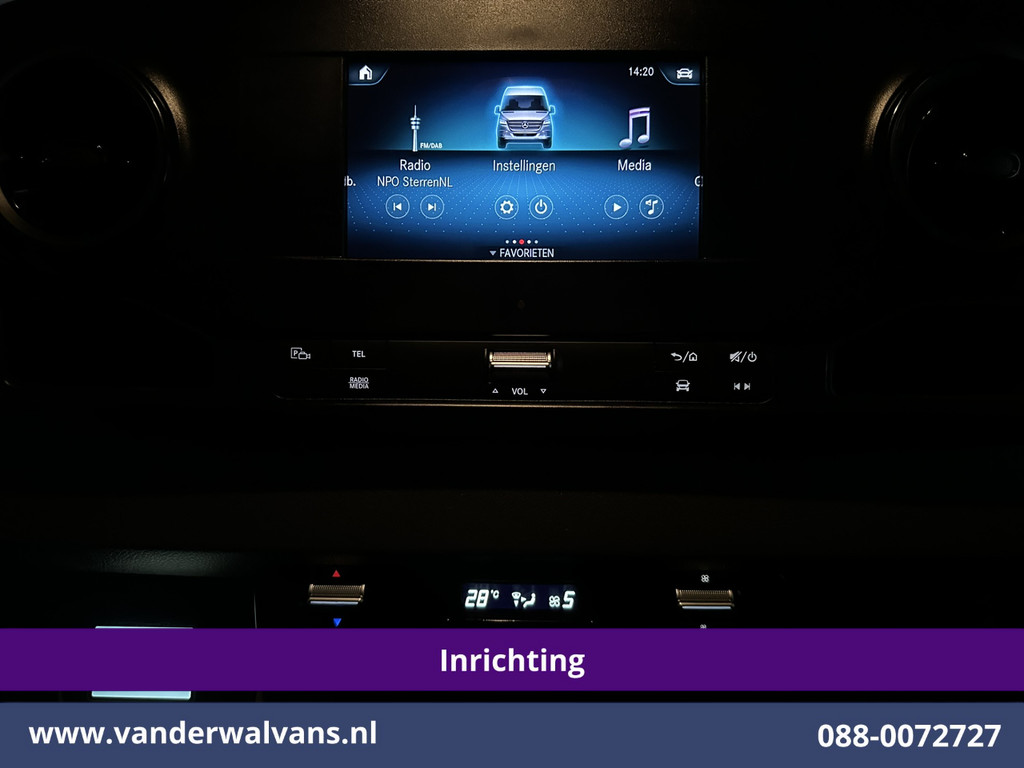 Mercedes-Benz Sprinter 316 CDI 164pk 3500kg Trekhaak L2H2 Inrichting Euro6 Airco | Omvormer | Camera | Apple Carplay | Cruisecontrol Android Auto, Parkeersensoren 18