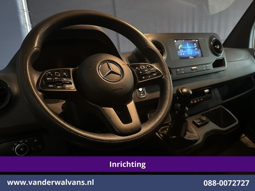 Mercedes-Benz Sprinter 316 CDI 164pk 3500kg Trekhaak L2H2 Inrichting Euro6 Airco | Standkachel | Camera | Cruisecontrol Apple carplay, android auto, parkeersensoren 17