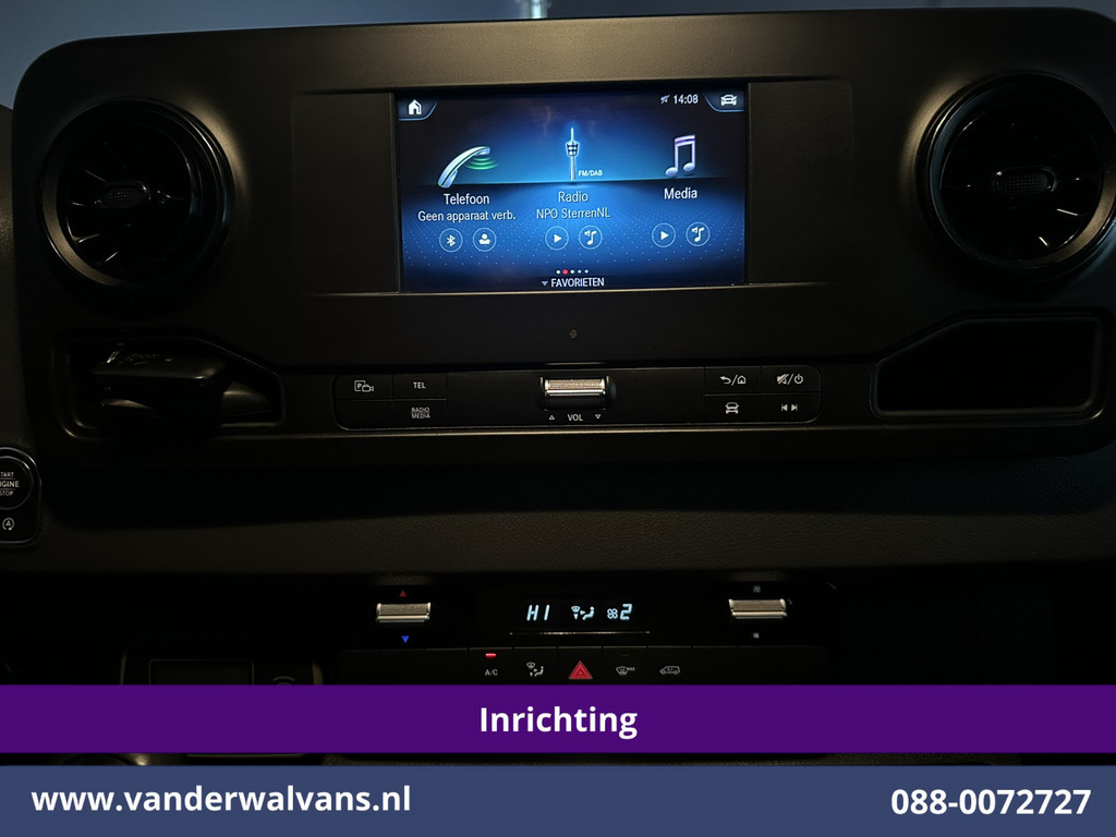 Mercedes-Benz Sprinter 316 CDI 164pk 3500kg Trekhaak L2H2 Inrichting Euro6 Airco | Standkachel | Camera | Cruisecontrol Apple carplay, android auto, parkeersensoren 9