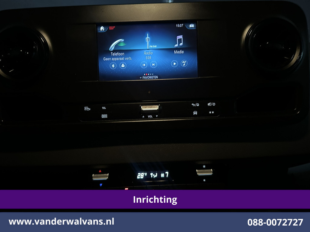 Mercedes-Benz Sprinter 316 CDI 164pk 3500kg trekhaak L2H2 Inrichting Euro6 Airco | Camera | Apple Carplay Android Auto, Cruisecontrol, Parkeersensoren 18