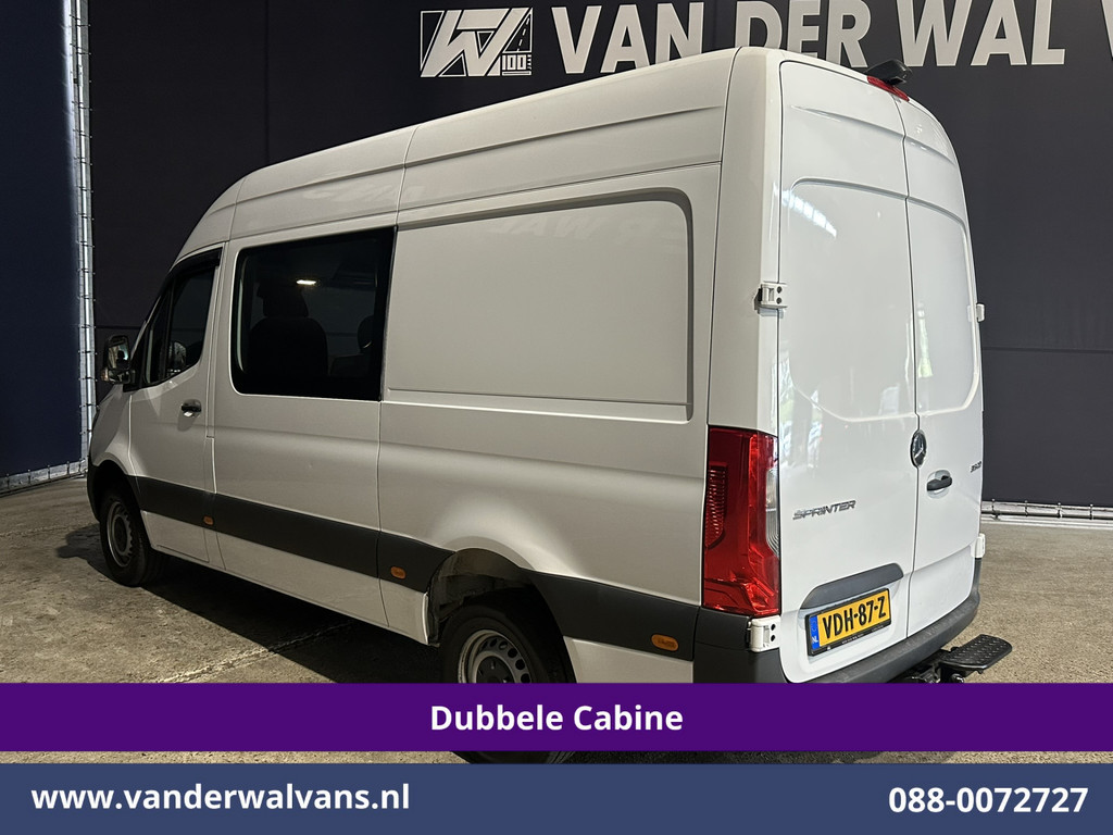 Mercedes-Benz Sprinter 316 CDI 164pk Automaat L2H2 Dubbele cabine Euro6 Airco | 3500kg Trekhaak | Navigatie Camera, Apple Carplay, Android Auto, Cruisecontrol, LED, 5-Zits 13