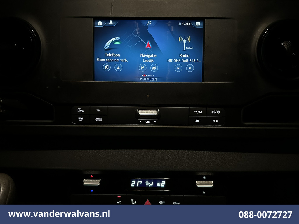 Mercedes-Benz Sprinter 316 CDI 164pk L2H1 Euro6 Airco | Camera | Navigatie | Apple Carplay | Android Auto | Chauffeursstoel Cruisecontrol, Trekhaak, Bijrijdersbank 18