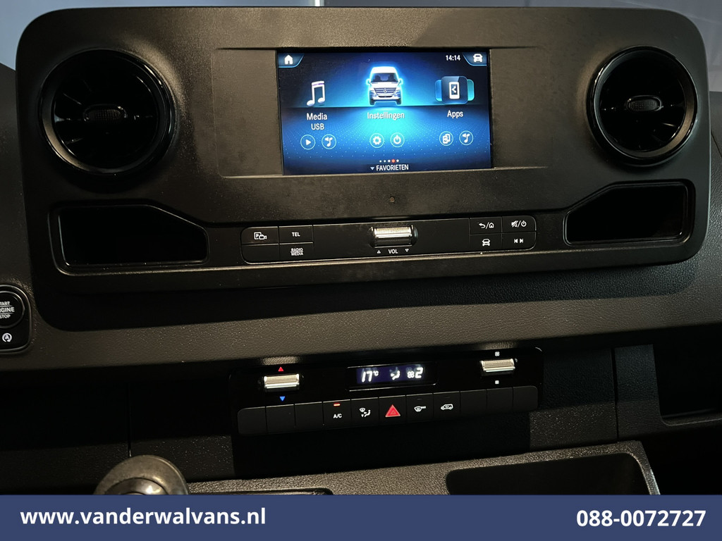 Mercedes-Benz Sprinter 316 CDI 164pk L2H2 Euro6 Airco | 360 graden Camera | Apple Carplay | Cruisecontrol Android Auto, Chauffeursstoel, Trekhaak, Parkeersensoren, Bijrijdersbank 18