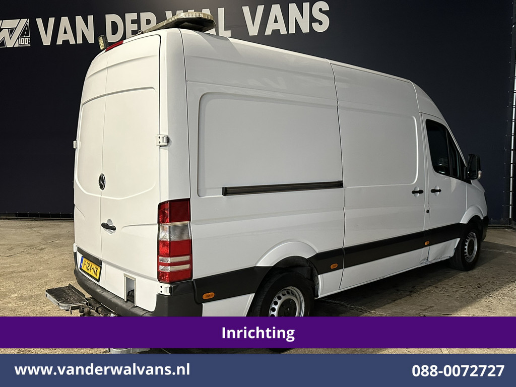 Mercedes-Benz Sprinter 316CDI 164pk L2H2 Inrichting Euro6 Airco | Cruisecontrol | Chauffeursstoel 2800kg Trekhaak, Parkeersensoren 11