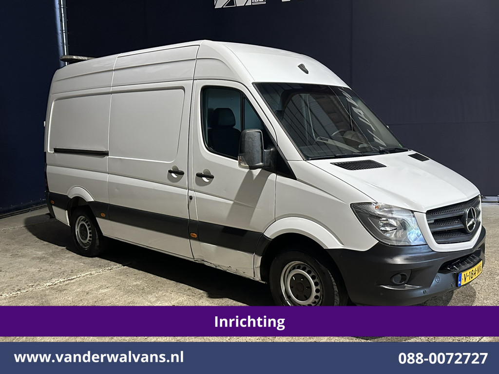 Mercedes-Benz Sprinter 316CDI 164pk L2H2 Inrichting Euro6 Airco | Cruisecontrol | Chauffeursstoel 2800kg Trekhaak, Parkeersensoren 8