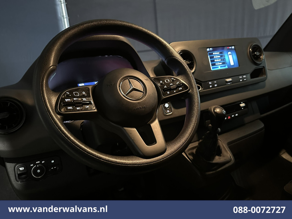 Mercedes-Benz Sprinter 316 CDI 164pk L3H2 Euro6 Airco | 360 Graden Camera | Apple Carplay | Cruiscontrol Android Auto, Chauffeursstoel, Stoelverwarming, 270gr. Achterdeuren, Bijrijdersbank 18