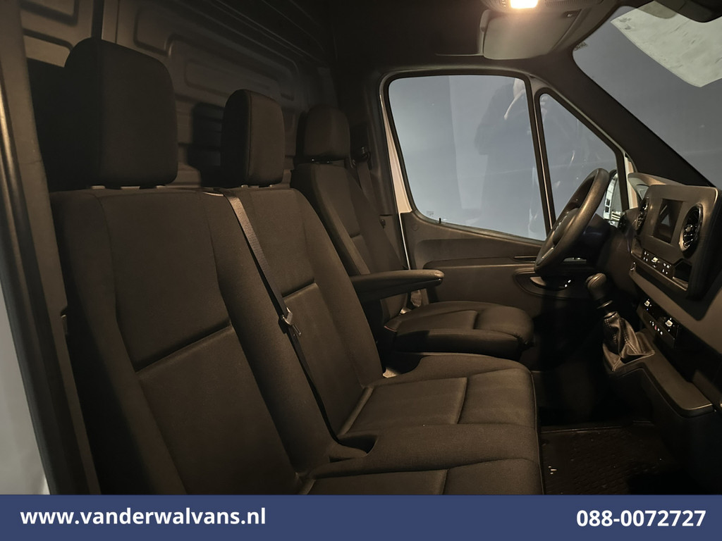 Mercedes-Benz Sprinter 316 CDI 164pk L3H2 Euro6 Airco | 360 Graden Camera | Apple Carplay | Cruiscontrol Android Auto, Chauffeursstoel, Stoelverwarming, 270gr. Achterdeuren, Bijrijdersbank 9