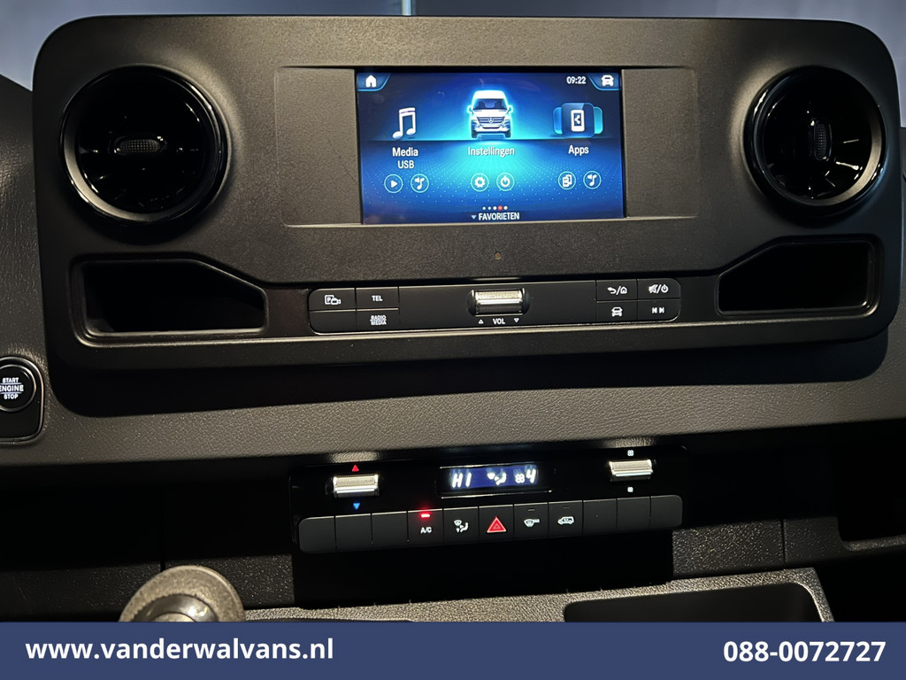 Mercedes-Benz Sprinter 316 CDI 164pk L3H2 Euro6 Airco | Camera | Apple Carplay | Android Auto | Cruisecontrol Chauffeursstoel, Stoelverwarming, Parkeersensoren, Bijrijdersbank 19