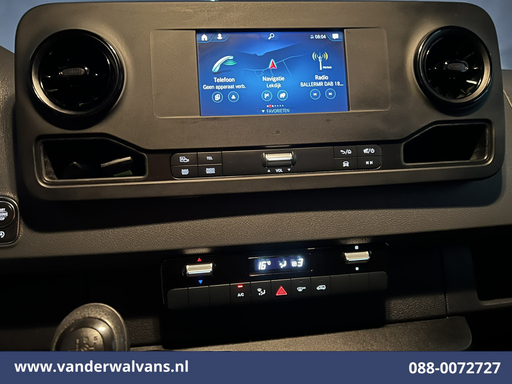 Mercedes-Benz Sprinter 316CDI 164pk L3H2 Euro6 Airco | Camera | Navigatie | Apple Carplay | Android Auto | Cruisecontrol Chauffeursstoel, Stoelverwarming, Parkeersensoren, Bijrijdersbank 19