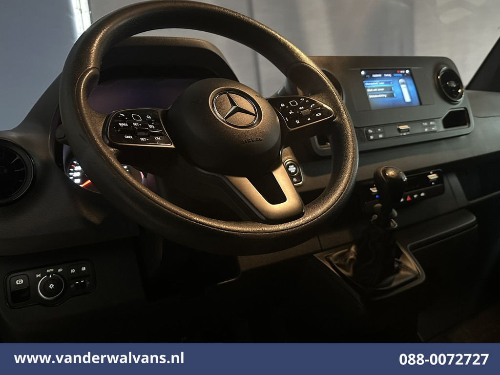 Mercedes-Benz Sprinter 316 CDI 164pk L3H2 Euro6 Airco | Camera | Navigatie | Apple Carplay | Cruisecontrol | Stoelverwarming Android Auto, Chauffeursstoel, Parkeersensoren, Bijrijdersbank 19