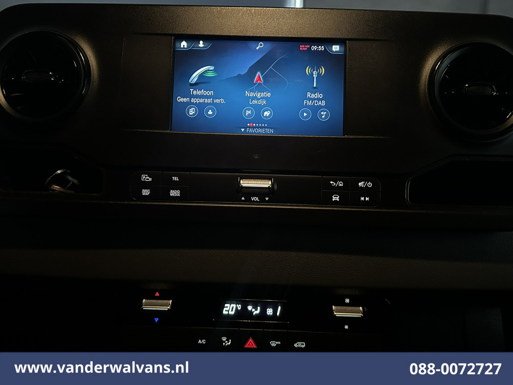 Mercedes-Benz Sprinter 316 CDI 164pk L3H2 Euro6 Airco | Camera | Navigatie | Apple Carplay | Cruisecontrol | Stoelverwarming Android Auto, Chauffeursstoel, Parkeersensoren, Bijrijdersbank 20