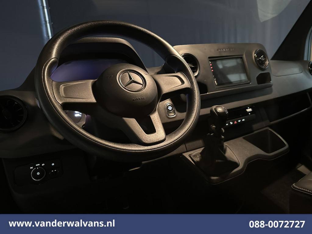 Mercedes-Benz Sprinter 316 CDI 164pk L3H2 Euro6 Airco | Leder | AMG grill Bijrijdersbank 13