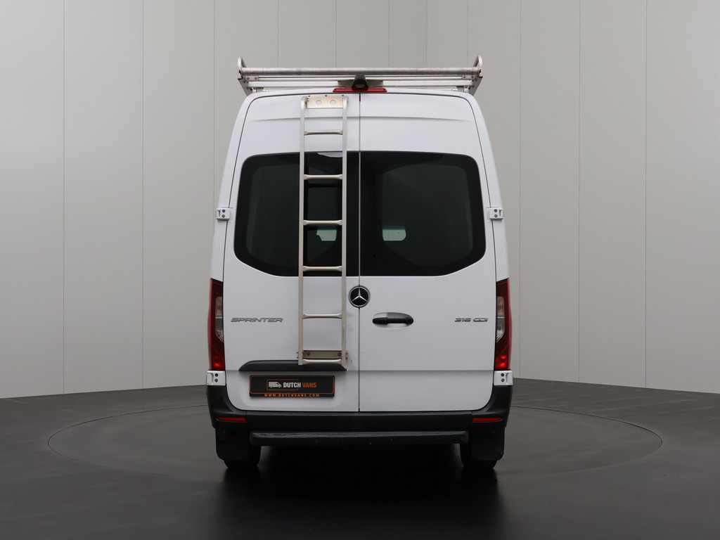 Mercedes-Benz Sprinter 316CDI 7G-Tronic Automaat L2H2 | Led | Imperiaal | Navigatie | Airco | Cruise | 3-Persoons 11
