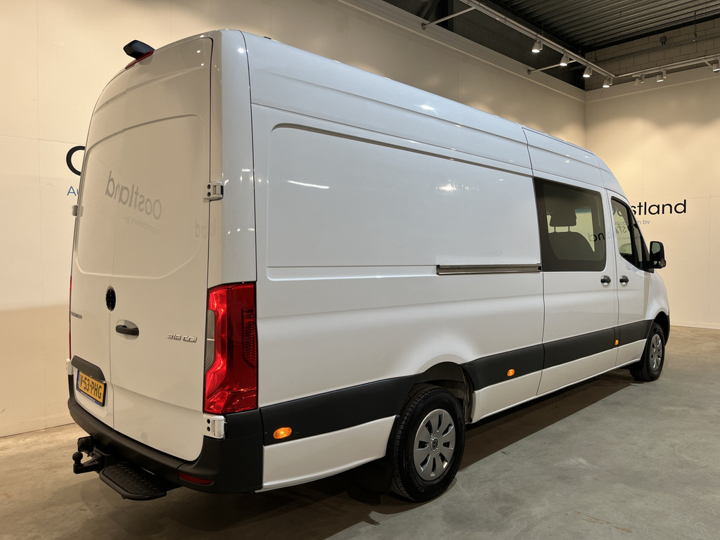 Mercedes-Benz Sprinter 316 CDI L3H2 RWD DC 5 pers. / Trekhaak 3.500 KG / Airco / Cruise Control / CarPlay / Camera / Navigatie / 63.500 KM !! 19