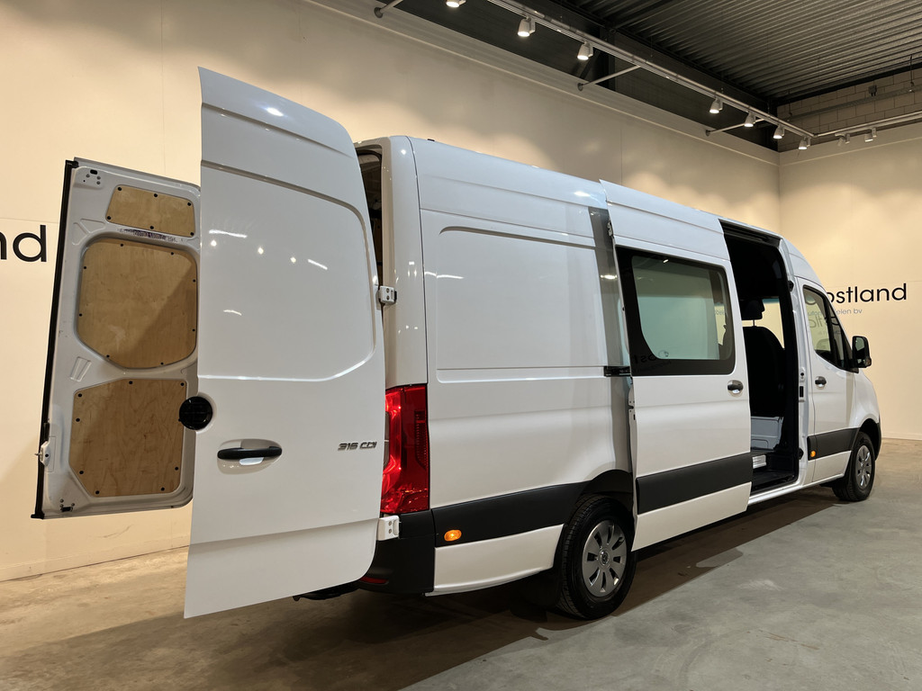 Mercedes-Benz Sprinter 316 CDI L3H2 RWD DC 5 pers. / Trekhaak 3.500 KG / Airco / Cruise Control / CarPlay / Camera / Navigatie / 63.500 KM !! 21