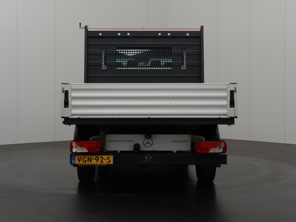 Mercedes-Benz Sprinter 316CDI Open Laadbak Dubbele Cabine 6-Persoons | 2800Kg Trekhaak | Navigatie | Camera | Airco | Cruise 11