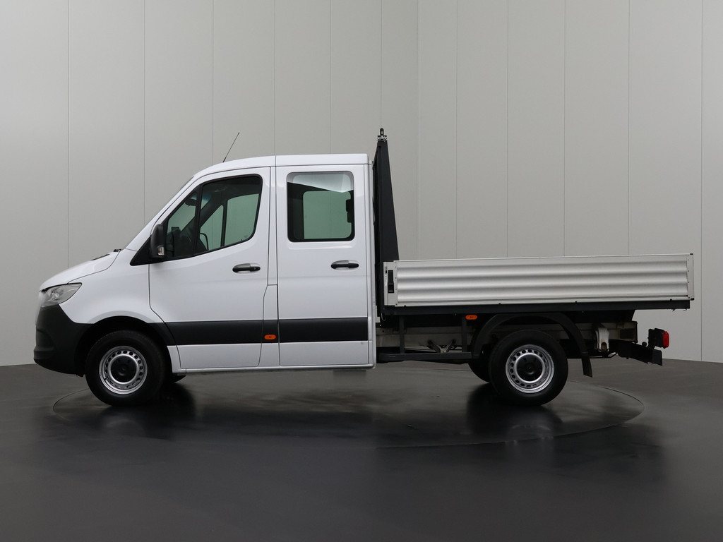 Mercedes-Benz Sprinter 316CDI Open Laadbak Dubbele Cabine 6-Persoons | 2800Kg Trekhaak | Navigatie | Camera | Airco | Cruise 12