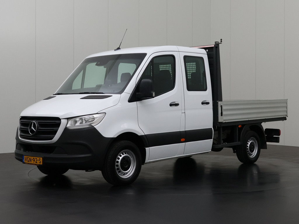 Mercedes-Benz Sprinter 316CDI Open Laadbak Dubbele Cabine 6-Persoons | 2800Kg Trekhaak | Navigatie | Camera | Airco | Cruise 7