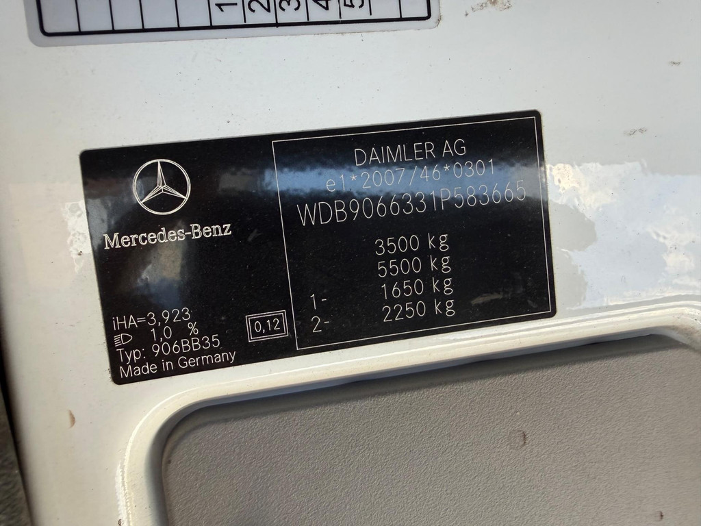 Mercedes-Benz Sprinter 316CDi,E6,L2/H2,AC,4-2018: 13950,- EX 13