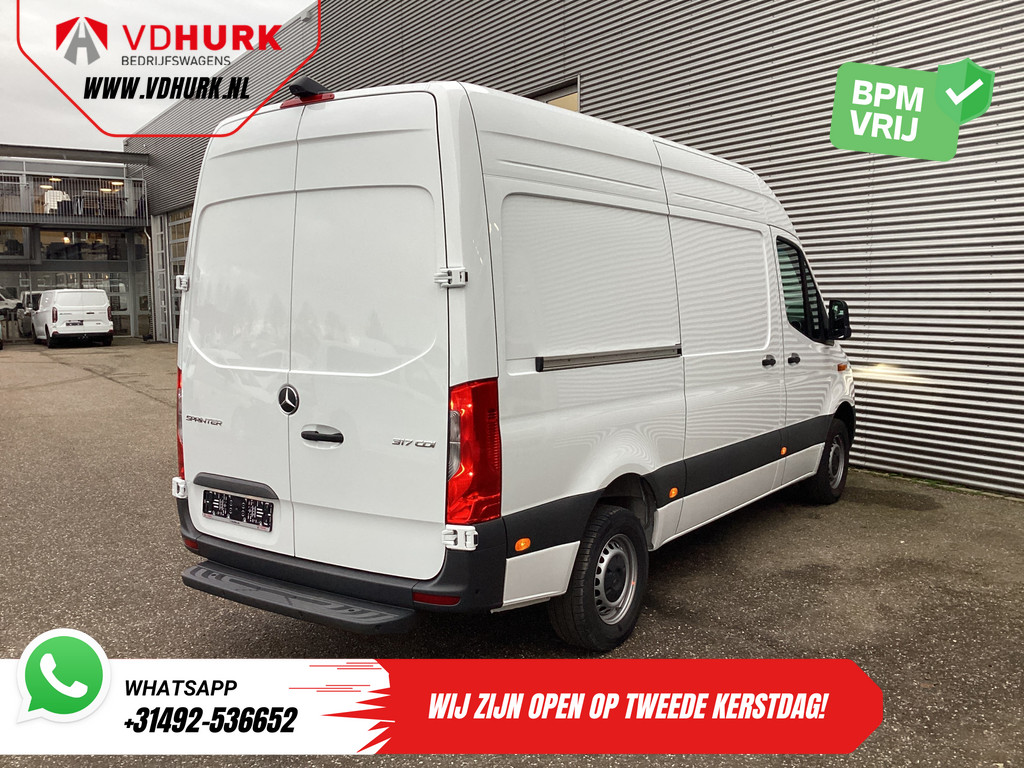Mercedes-Benz Sprinter 317 Aut. L2H2 BPM VRIJ! LED/ 270 Gr.Deuren/ Gev.Stoel/ Stoelverw./ Navi/ Camera/ PDC/ Betimmerd/ Cruise 13