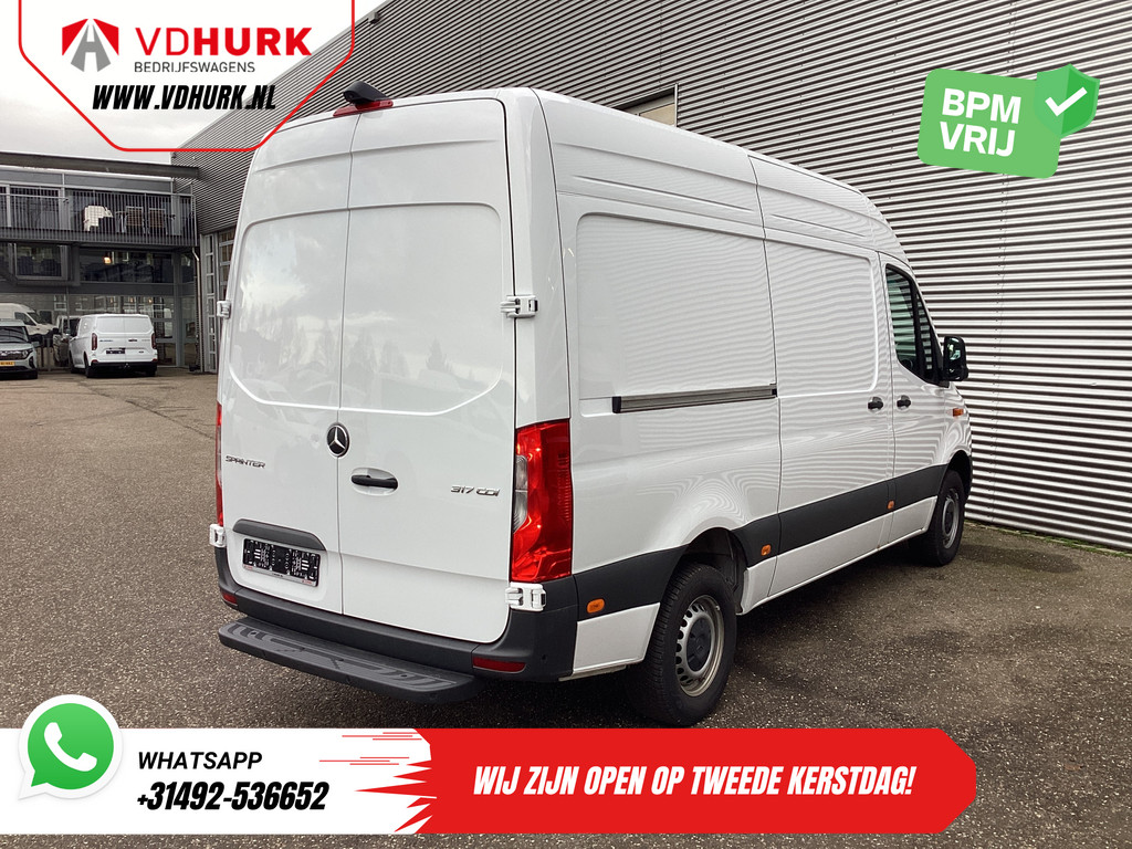 Mercedes-Benz Sprinter 317 Aut. L2H2 BPM VRIJ! LED/ 270 Gr.Deuren/ Gev.Stoel/ Stoelverw./ Navi/ Camera/ PDC/ Betimmerd/ Cruise 13