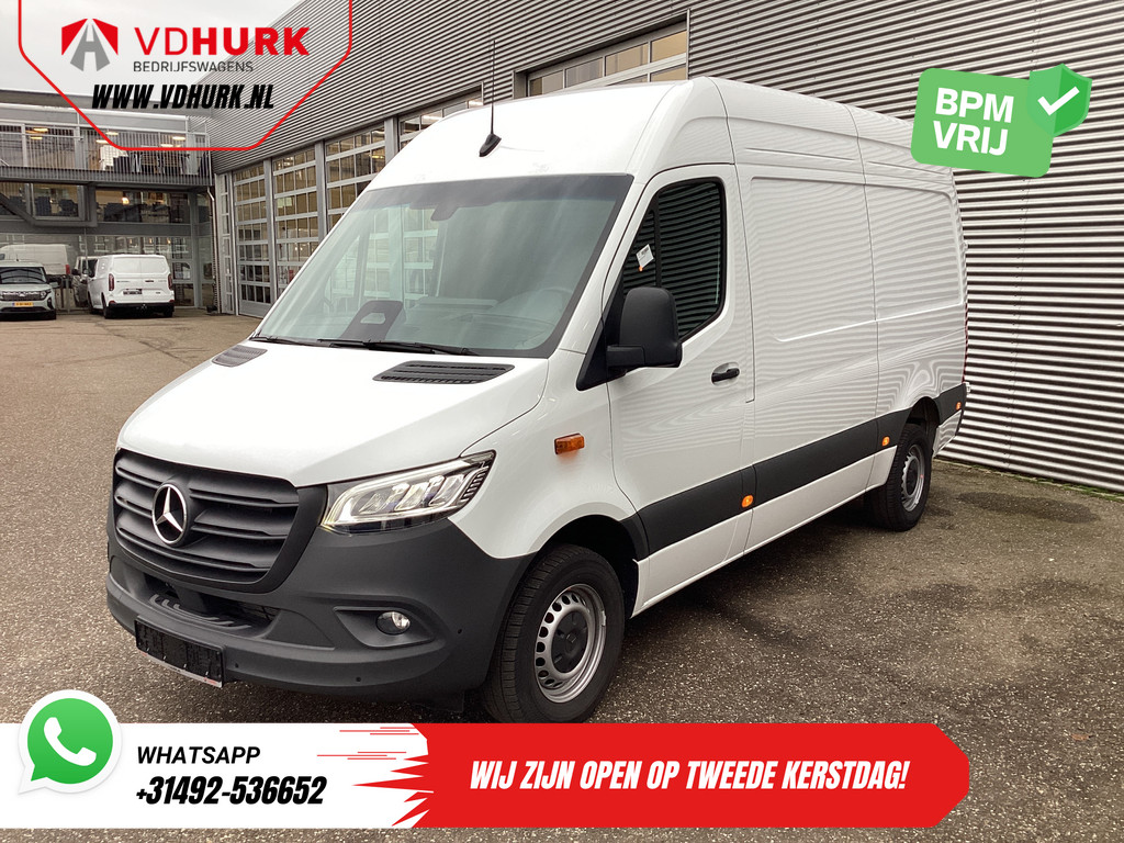 Mercedes-Benz Sprinter 317 Aut. L2H2 BPM VRIJ! LED/ 270 Gr.Deuren/ Gev.Stoel/ Stoelverw./ Navi/ Camera/ PDC/ Betimmerd/ Cruise 7