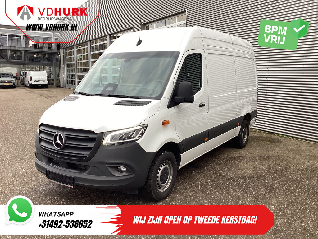 Mercedes-Benz Sprinter 317 Aut. L2H2 BPM VRIJ! LED/ 270 Gr.Deuren/ Gev.Stoel/ Stoelverw./ Navi/ Camera/ PDC/ Betimmerd/ Cruise 7