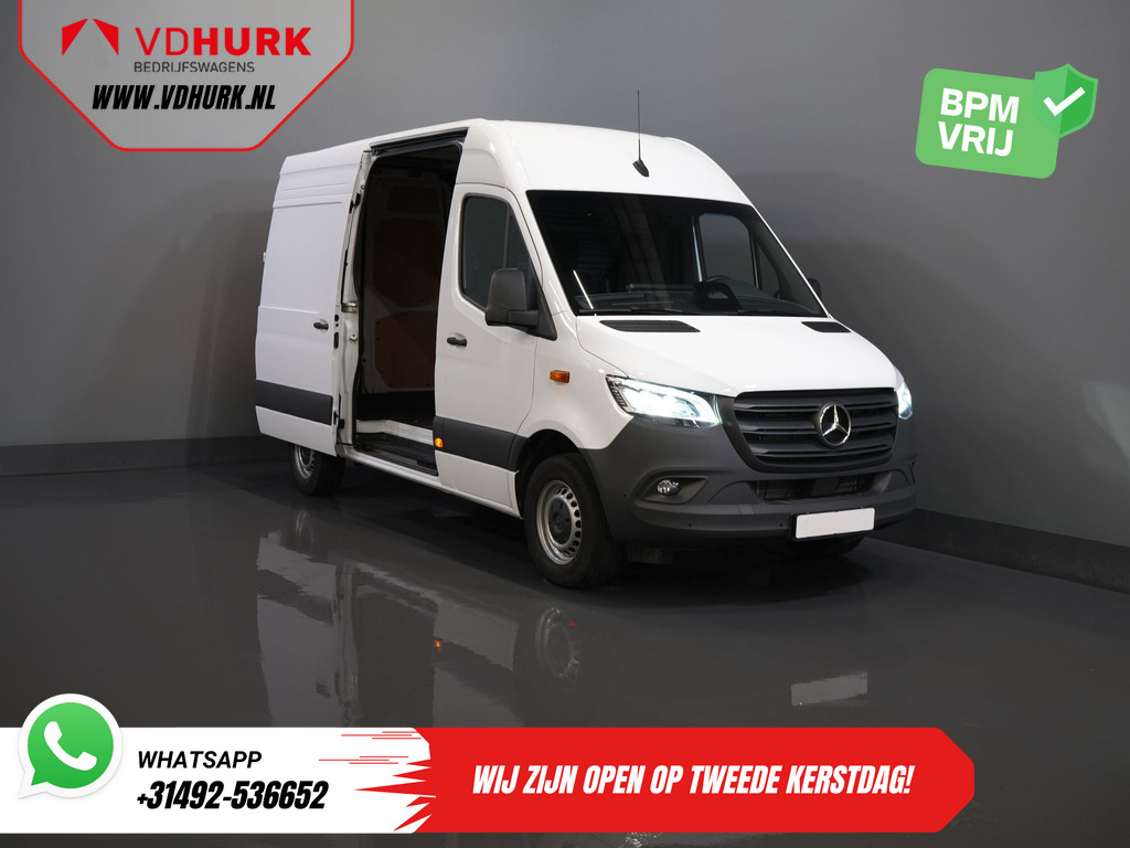 Mercedes-Benz Sprinter 317 Aut. L2H2 BPM VRIJ! LED/ Gev.Stoel/ Stoelverw./ Navi/ Camera/ Betimmerd/ Cruise 9