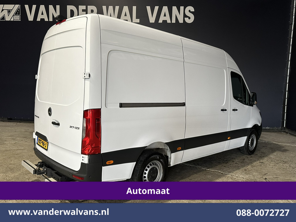 Mercedes-Benz Sprinter 317 CDI 170pk 9G-Tronic Automaat 3500kg Trekhaak L2H2 Euro6 Airco | Camera | Navigatie | Apple Carplay Android Auto, Cruisecontrol, Parkeersensoren, Bijrijdersbank 13