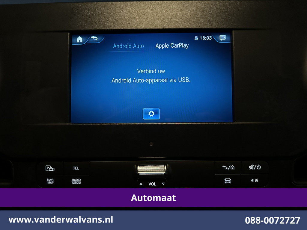 Mercedes-Benz Sprinter 317 CDI 170pk 9G-Tronic Automaat 3500kg Trekhaak L2H2 Euro6 Airco | Camera | Navigatie | Apple Carplay Android Auto, Cruisecontrol, Parkeersensoren, Bijrijdersbank 7