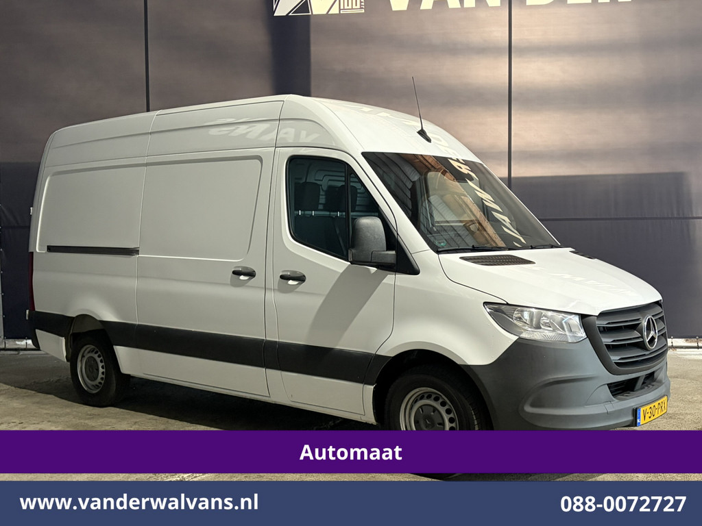 Mercedes-Benz Sprinter 317 CDI 170pk 9G-Tronic Automaat L2H2 Euro6 Airco | Camera | Navigatie | Apple Carplay | Cruisecontrol Android Auto, Stoelverwarming, Trekhaak, Bijrijdersbank 11