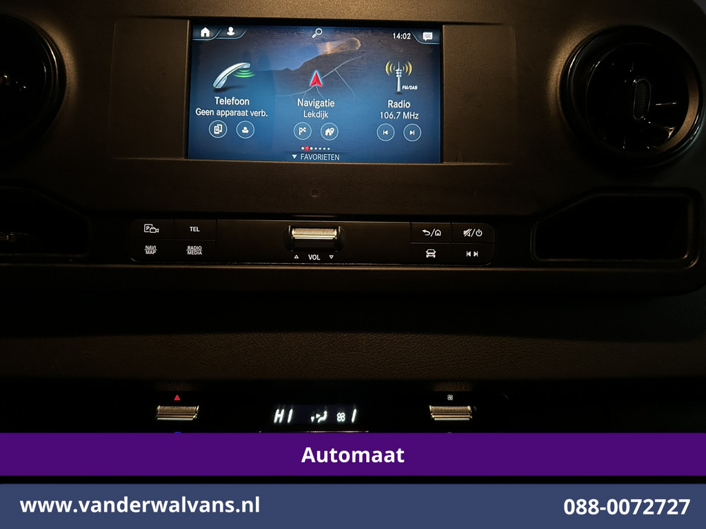 Mercedes-Benz Sprinter 317 CDI 170pk 9G-Tronic Automaat L2H2 Euro6 Airco | Camera | Navigatie | Apple Carplay | Cruisecontrol Android Auto, Stoelverwarming, Trekhaak, Bijrijdersbank 18