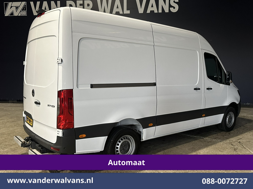 Mercedes-Benz Sprinter 317 CDI 170pk 9G-Tronic Automaat L2H2 Euro6 Airco | Navigatie | Camera | 3500kg Trekhaak Apple Carplay, Cruisecontrol, Android Auto, Parkeersensoren, Bijrijdersbank 13