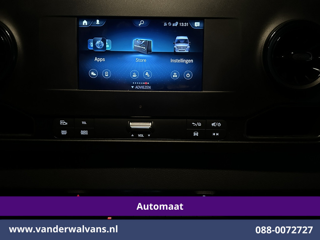 Mercedes-Benz Sprinter 317 CDI 170pk 9G-Tronic Automaat L2H2 Euro6 Airco | Navigatie | Camera | 3500kg Trekhaak Apple Carplay, Cruisecontrol, Android Auto, Parkeersensoren, Bijrijdersbank 16