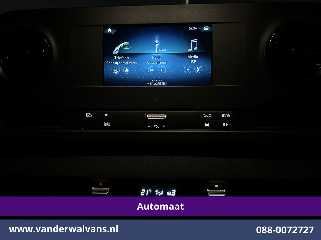 Mercedes-Benz Sprinter 317 CDI 170pk 9G-Tronic Automaat L3H2 Euro6 Airco | Camera | Apple Carplay | Cruisecontrol | Chauffeursstoel Android Auto, Stoelverwarming, Parkeersensoren, Bijrijdersbank 18